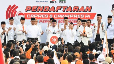 Lepas Keberangkatan Amin ke KPU, Ketua Majelis Syura PKS: Doakan Menang dan Amanah