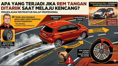 Apa yang Terjadi Jika Rem Tangan Ditarik Saat Mobil Melaju Kencang?