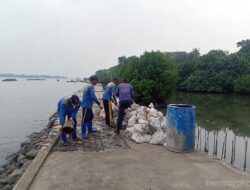Pengecoran Tanggul Dermaga Pulau Untung Jawa Capai 57 Persen