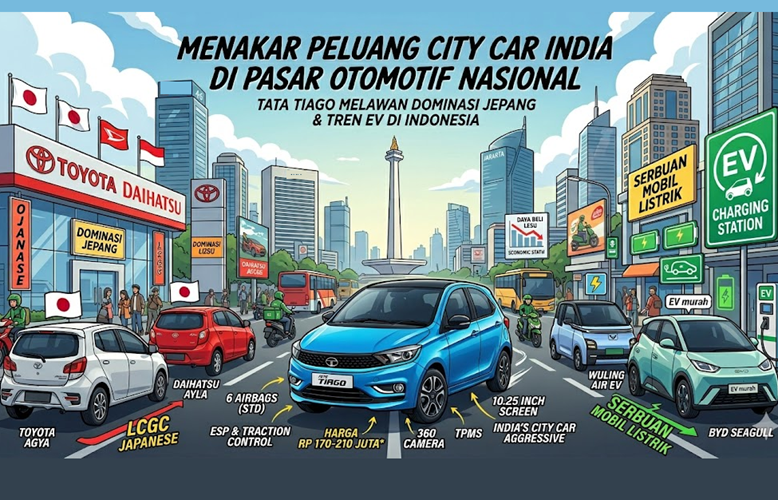 Tata Tiago VS City Car Jepang