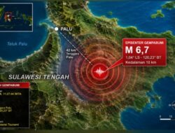 Gempa Susulan Terus Mengguncang Sulteng, BNPB Catat 118 Kali Aftershock dan 1 Korban Meninggal