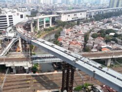 LRT Jakarta Fase 1B Velodrome – Manggarai Tersambung 100 Persen