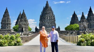 Presiden Prabowo Ajak PM India Kunjungi Candi Prambanan