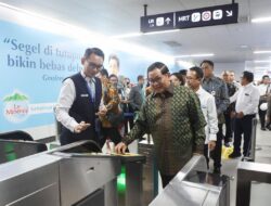 Permudah Layanan Transportasi, Pramono Resmikan Tiket MRT Nirsentuh