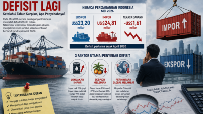 Neraca Dagang Indonesia Defisit Lagi Setelah Enam Tahun Surplus, Apa Penyebabnya?