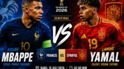 Prediksi Line Up Prancis vs Spanyol: Duel Mbappe dan Lamine Yamal Berebut Tiket Final Piala Dunia 2026