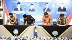 BNN, Kemensos, Kemenkes dan Kemenaker Tandatangani MoU Penanganan Korban Napza Secara Terpadu di Bogor, Selasa (11/8/2026). Foto: kemensos