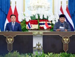 Prabowo Tegaskan Komitmen Kerjasama Indonesia-Tailan
