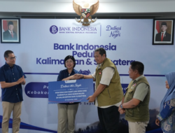 BI Salurkan Bantuan untuk Tujuh Provinsi Terdampak Karhutla
