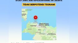 Gempa di Perairan Pulau Seribu Tidak Akibatkan Kerusakan