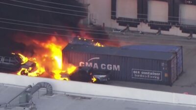 Helikopter NBC Jatuh Saat Peliputan