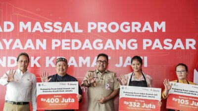 Kolaborasi Bank Jakarta dan Pasar Jaya Perkuat Ekonomi Pedagang Pasar