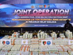 Operasi Gabungan Gagalkan Dugaan Penyelundupan 1,16 Ton Ketamin