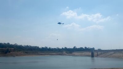 Upaya Pemadaman Karhutla  Jateng Gunakan Helikopter TNI