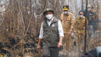 Menhut Kawal Pengendalian Karhutla di Taman Nasional Sebangau