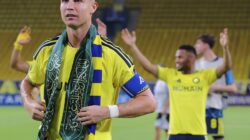 Christiano Ronaldo mendapat skorsing sementara dari Federasi Sepakbola Portugal. Foto: annasr